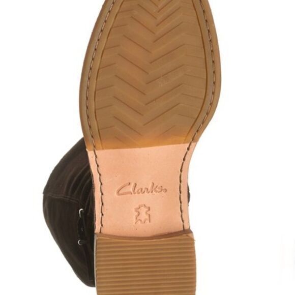 New‎ Clarks Clarkdale Clad Suede Riding Boot Dark B - Picture 6 of 6